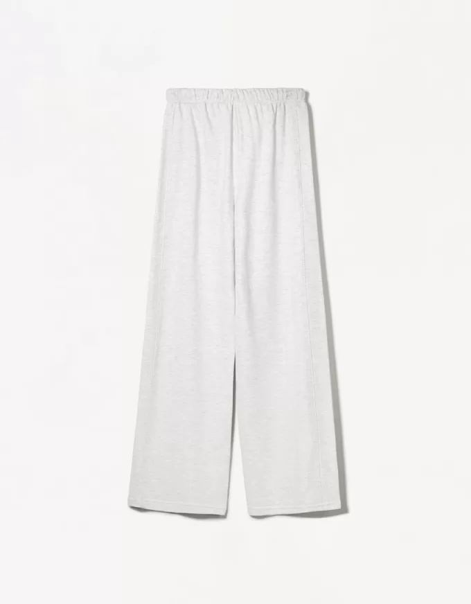 Pantaloni de pluș cu cusături laterale Pantaloni de pluș cu cusături laterale