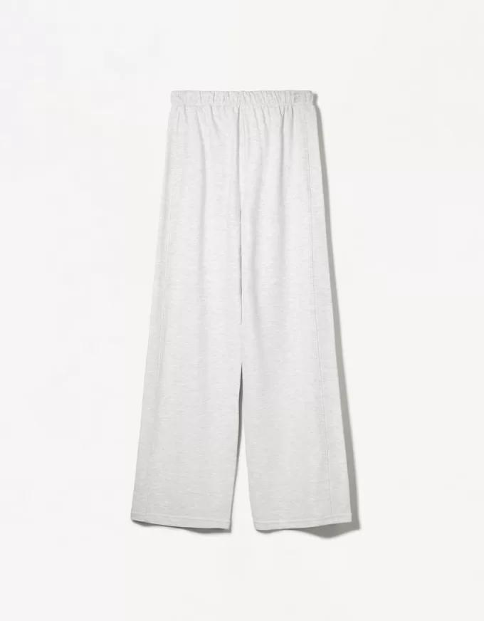 Pantaloni de pluș cu cusături laterale Pantaloni de pluș cu cusături laterale