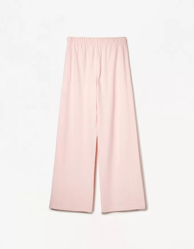 Pantaloni de pluș cu cusături laterale Pantaloni de pluș cu cusături laterale
