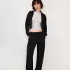 Pantaloni de pluș cu cusături laterale Pantaloni de pluș cu cusături laterale