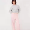 Pantaloni de pluș cu cusături laterale Pantaloni de pluș cu cusături laterale