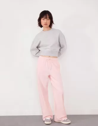 Pantaloni de pluș cu cusături laterale