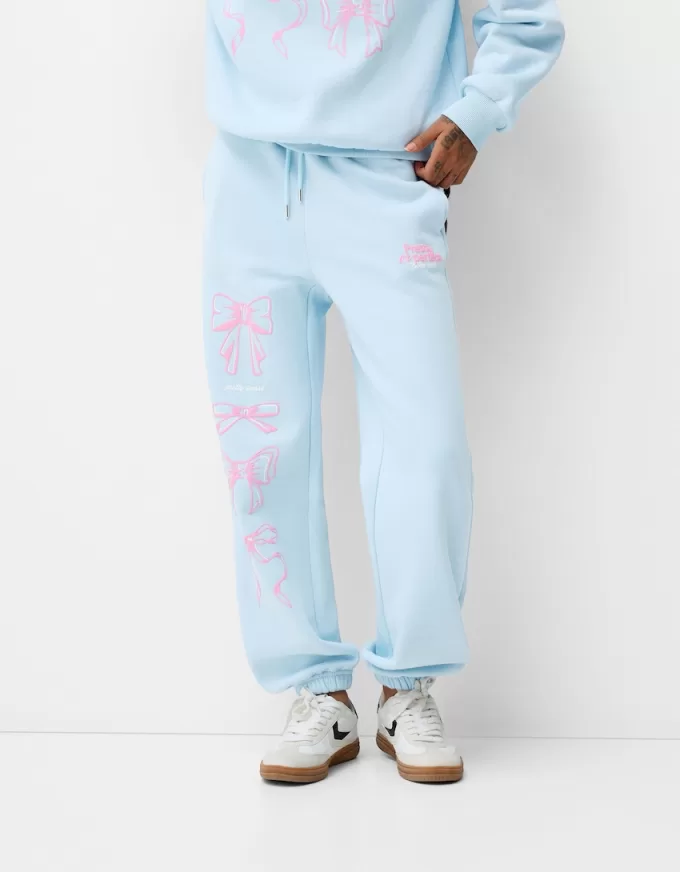 Pantaloni de sport cu imprimeu Pantaloni de sport cu imprimeu
