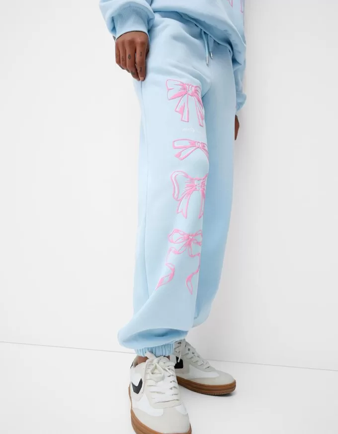 Pantaloni de sport cu imprimeu Pantaloni de sport cu imprimeu