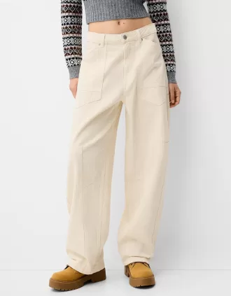 Pantaloni de tâmplar din twill