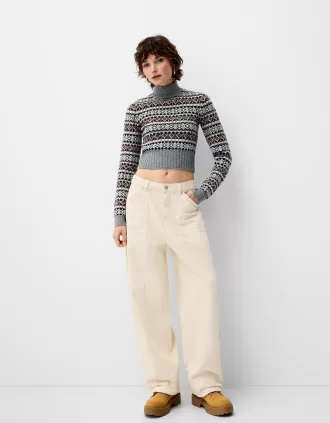 Pantaloni de tâmplar din twill