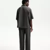 Pantaloni de trening croiți cu croială dreaptă Pantaloni de trening croiți cu croială dreaptă