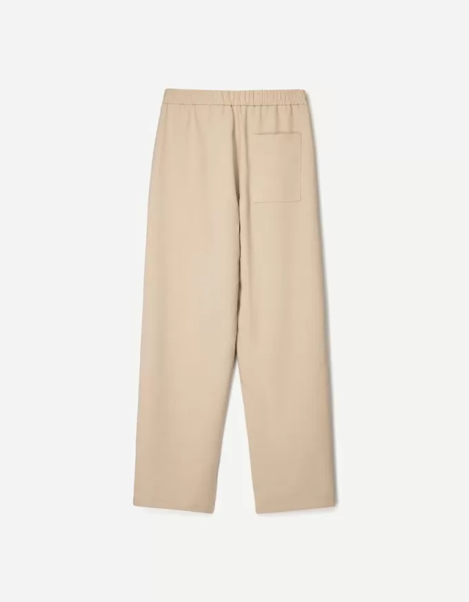 Pantaloni de trening croiți cu croială dreaptă Pantaloni de trening croiți cu croială dreaptă