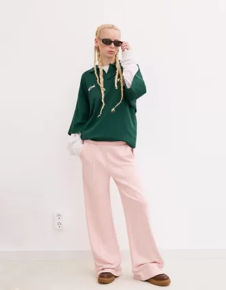 Pantaloni de trening cu picioare largi