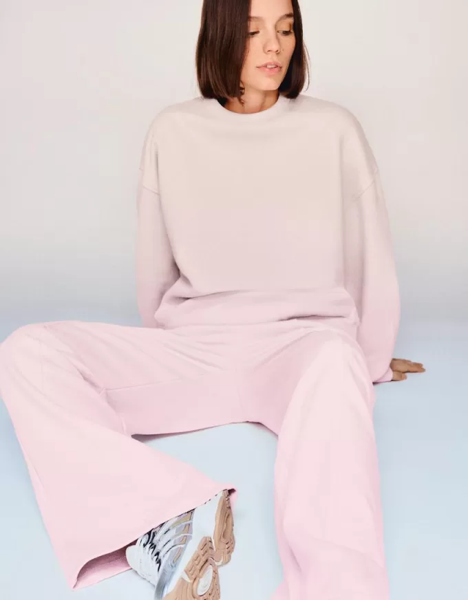 Pantaloni de trening cu picioare largi Pantaloni de trening cu picioare largi