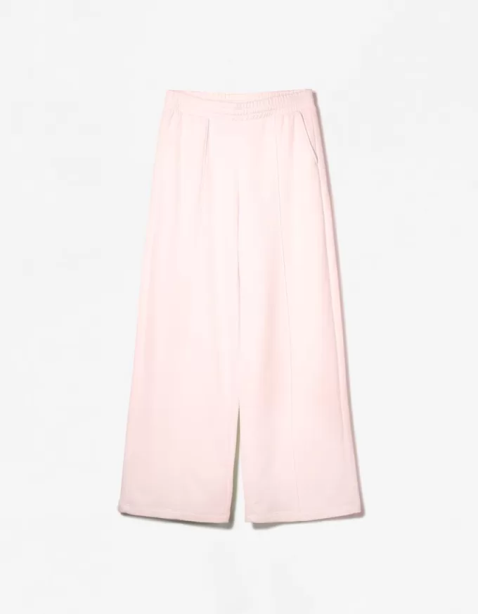 Pantaloni de trening cu picioare largi Pantaloni de trening cu picioare largi