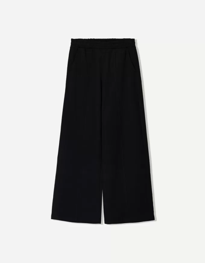 Pantaloni de trening cu picioare largi Pantaloni de trening cu picioare largi