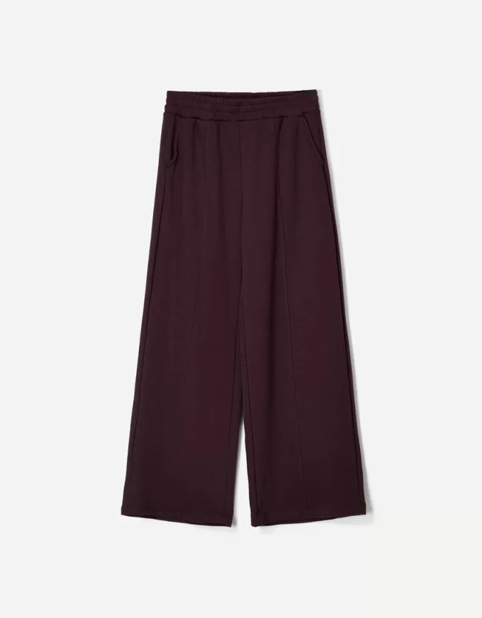 Pantaloni de trening cu picioare largi Pantaloni de trening cu picioare largi