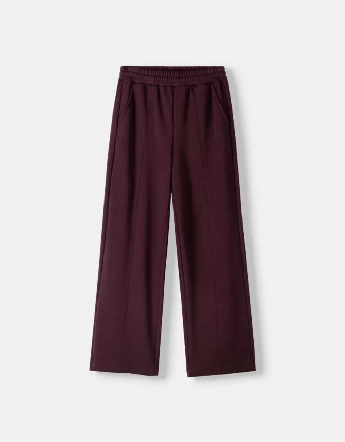 Pantaloni de trening cu picioare largi Pantaloni de trening cu picioare largi