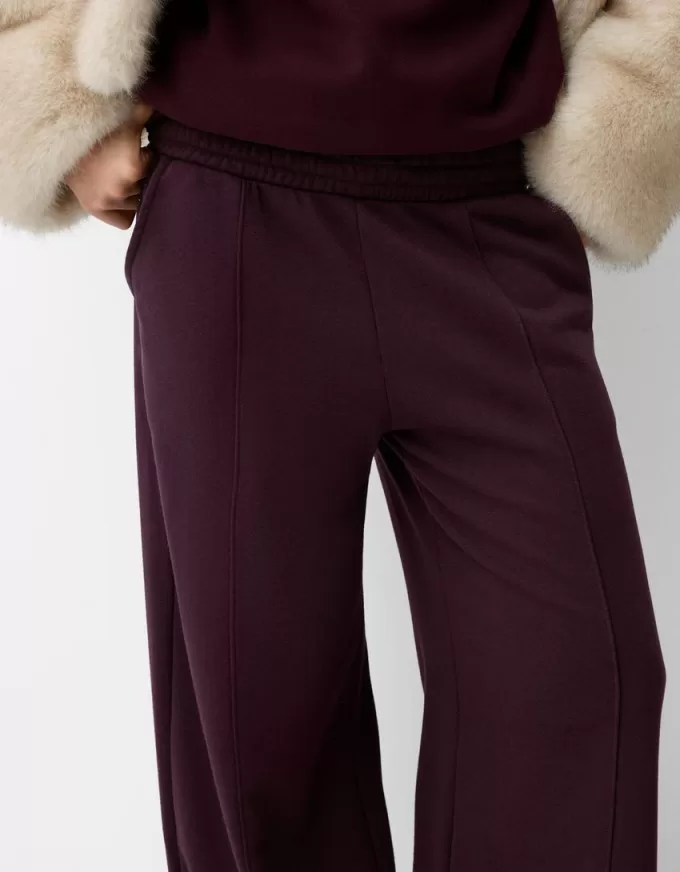 Pantaloni de trening cu picioare largi Pantaloni de trening cu picioare largi