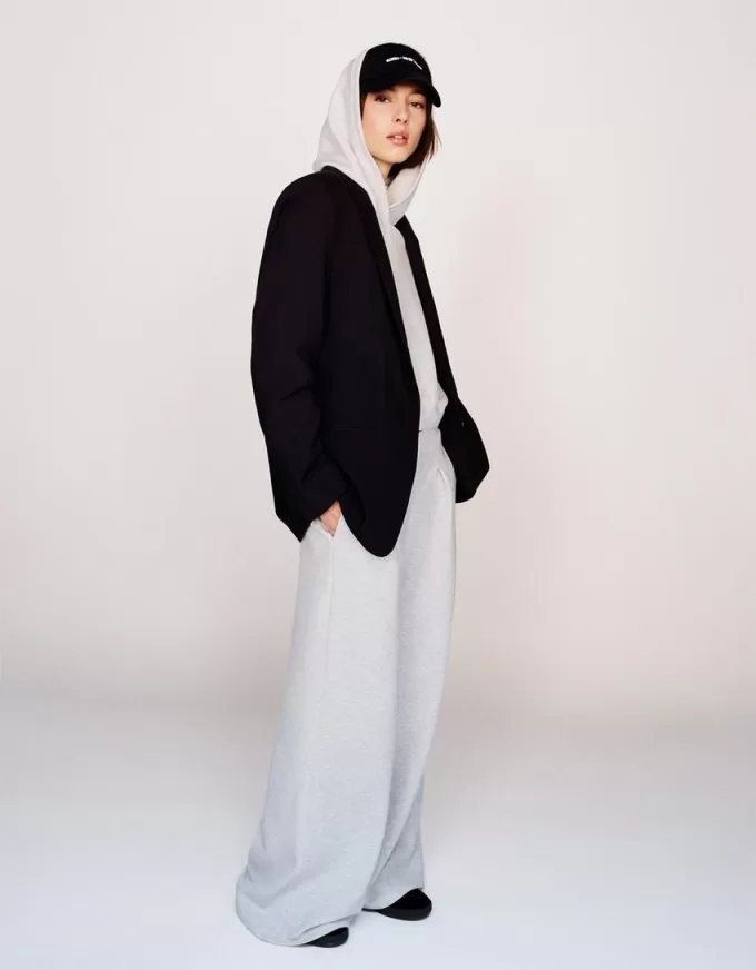 Pantaloni de trening cu picioare largi Pantaloni de trening cu picioare largi