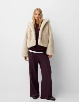 Pantaloni de trening cu picioare largi