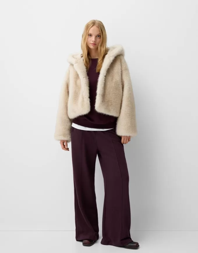 Pantaloni de trening cu picioare largi Pantaloni de trening cu picioare largi