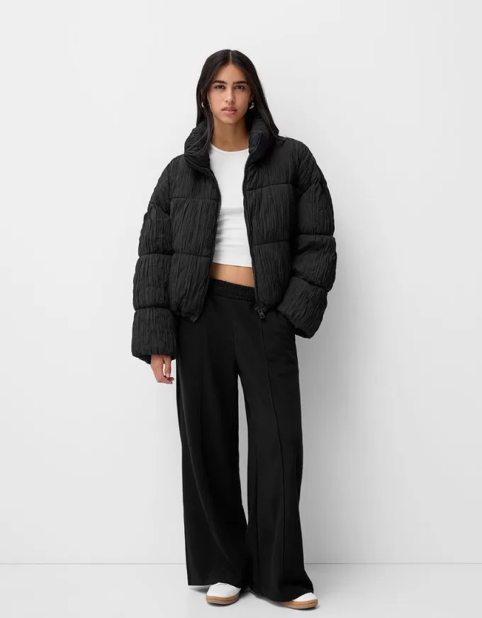 Pantaloni de trening cu picioare largi Pantaloni de trening cu picioare largi