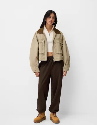 Pantaloni de trening de pluș Pantaloni de trening de pluș