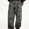 Pantaloni decolorați super largi Pantaloni decolorați super largi