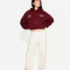 Pantaloni din amestec de in cu bandă elastică în talie Pantaloni din amestec de in cu bandă elastică în talie