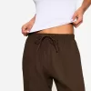 Pantaloni din amestec de in cu bandă elastică în talie Pantaloni din amestec de in cu bandă elastică în talie