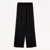 Pantaloni din amestec de in cu bandă elastică în talie Pantaloni din amestec de in cu bandă elastică în talie