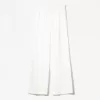 Pantaloni din amestec de in cu bandă elastică în talie Pantaloni din amestec de in cu bandă elastică în talie