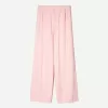 Pantaloni din amestec de in cu bandă elastică în talie Pantaloni din amestec de in cu bandă elastică în talie