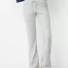 Pantaloni evazați de pluș Pantaloni evazați de pluș