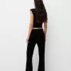 Pantaloni evazați din catifea Pantaloni evazați din catifea