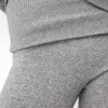 Pantaloni evazați la atingere moale, cu talie rabatabilă Pantaloni evazați la atingere moale, cu talie rabatabilă