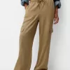 Pantaloni fluidi cu buzunar lateral Pantaloni fluidi cu buzunar lateral
