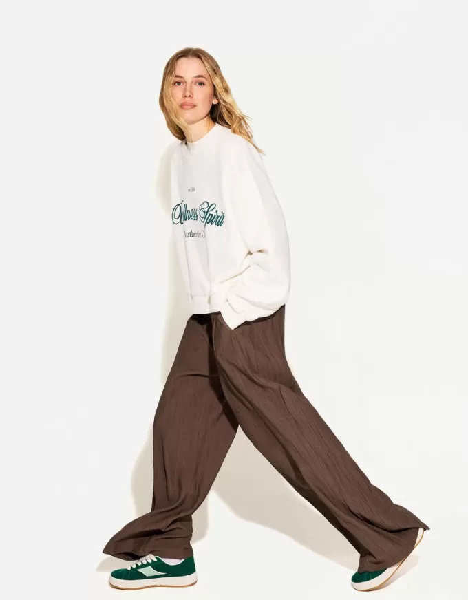 Pantaloni largi cu șnur Pantaloni largi cu șnur