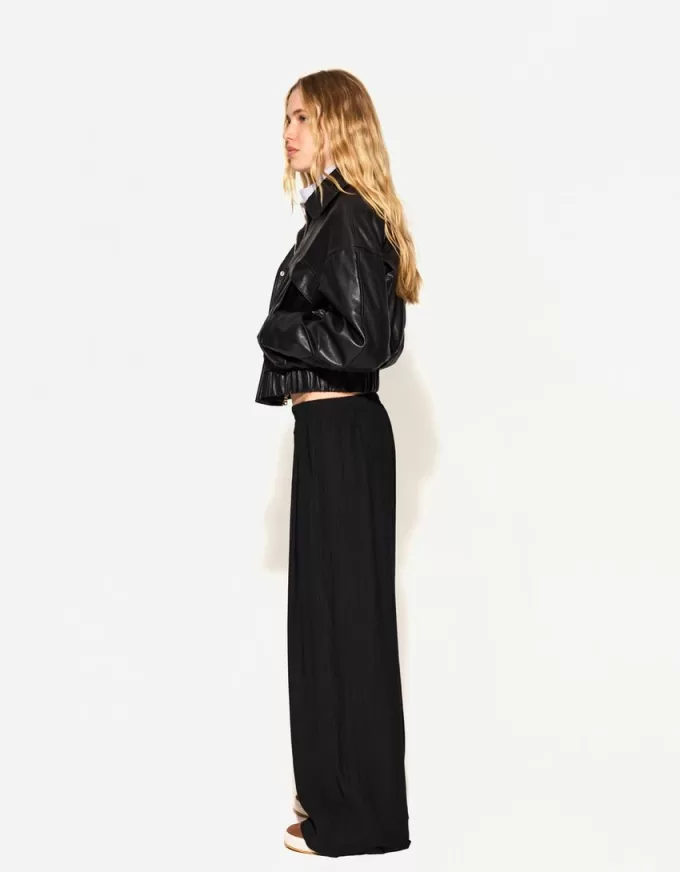Pantaloni largi cu șnur Pantaloni largi cu șnur