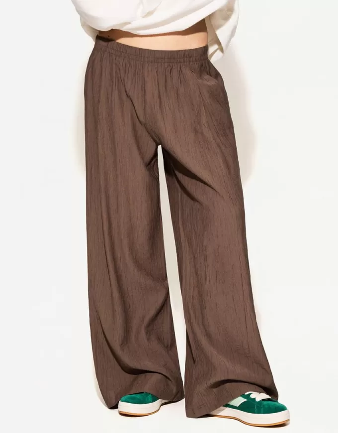 Pantaloni largi cu șnur Pantaloni largi cu șnur
