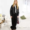 Pantaloni largi cu șnur Pantaloni largi cu șnur