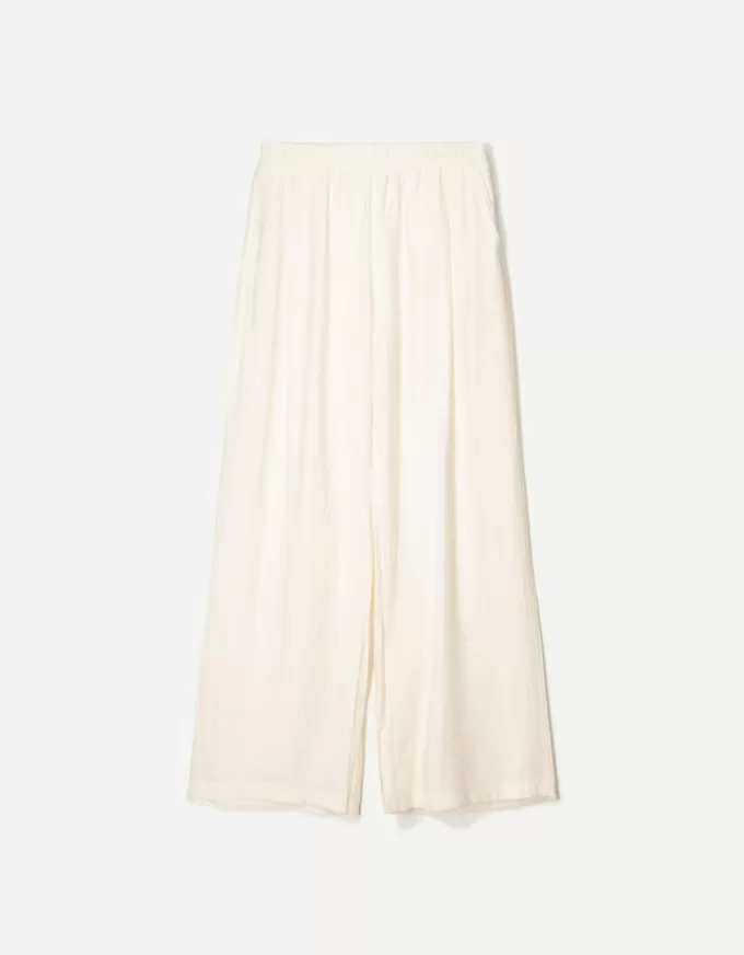 Pantaloni largi cu șnur Pantaloni largi cu șnur
