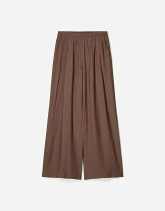 Pantaloni largi cu șnur