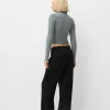 Pantaloni largi cu talie joasă Pantaloni largi cu talie joasă