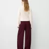 Pantaloni largi cu talie joasă Pantaloni largi cu talie joasă