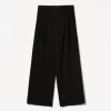 Pantaloni largi cu talie joasă Pantaloni largi cu talie joasă
