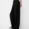 Pantaloni largi cu talie joasă Pantaloni largi cu talie joasă