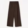 Pantaloni largi cu talie joasă Pantaloni largi cu talie joasă