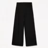 Pantaloni largi cu talie joasă Pantaloni largi cu talie joasă