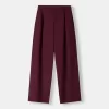 Pantaloni largi cu talie joasă Pantaloni largi cu talie joasă