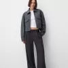Pantaloni largi cu talie joasă Pantaloni largi cu talie joasă