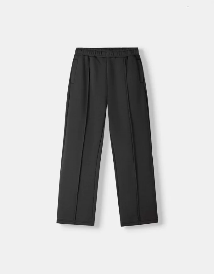 Pantaloni largi de pluș