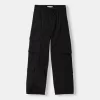 Pantaloni multicargo cu picioare largi Pantaloni multicargo cu picioare largi